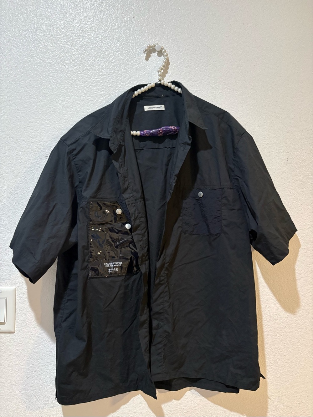 Undercover Japan Button Down Black Oversized size 5